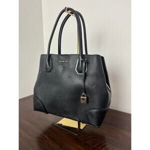 Michael Kors Mercer Gallery Med. Faux Pebbled Leather Tote Bag